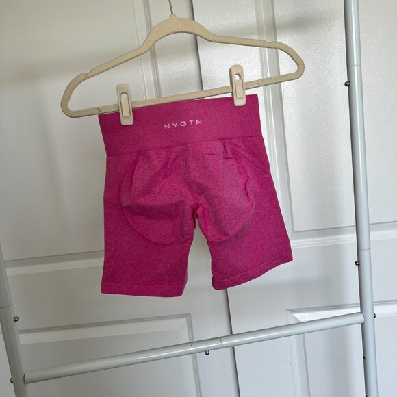 NVGTN Lift Seamless Shorts - Bubblegum Pink - Small - Picture 5 of 5